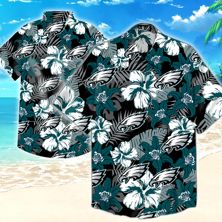 Philadelphia Eagles Nfl Hawaiian Shirt Summer Button Up Philadelphia Eagles Nfl Hawaiian Shirt Summer Button Up