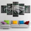 Philadelphia Eagles Sports Team - Sport 5 Panel Canvas Art Wall Decor