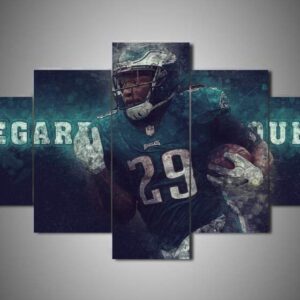 Philadelphia Eagles - Legarrette Blount - Sport 5 Panel Canvas Art Wall Decor