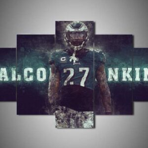 Philadelphia Eagles - Malcolm Jenkins - Sport 5 Panel Canvas Art Wall Decor