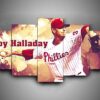 Philadelphia Phillies 1 - Sport 5 Panel Canvas Art Wall Decor
