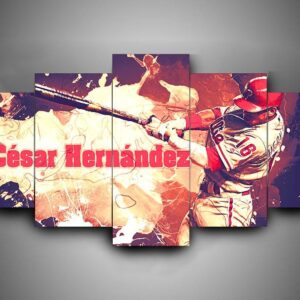 Philadelphia Phillies 2 - Sport 5 Panel Canvas Art Wall Decor