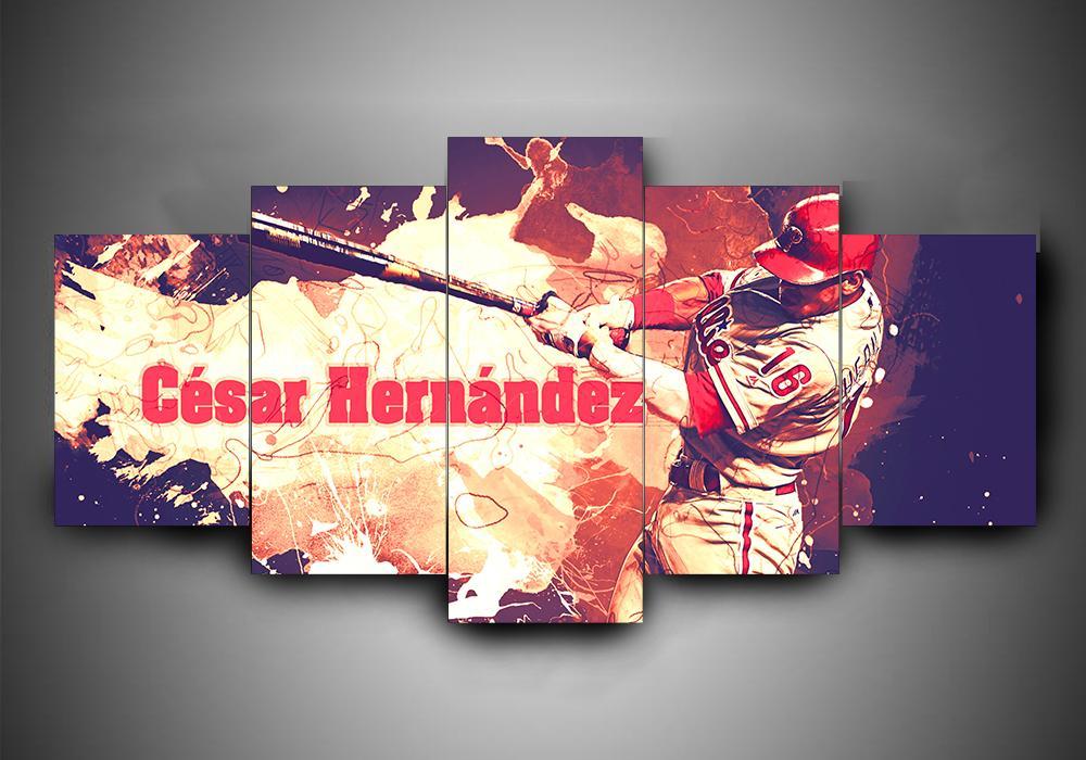 Philadelphia Phillies 2 - Sport 5 Panel Canvas Art Wall Decor Philadelphia Phillies 2 - Sport 5 Panel Canvas Art Wall Decor