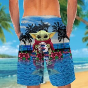 Philadelphia Phillies And Baby Yoda Hawaiian Shirt Short