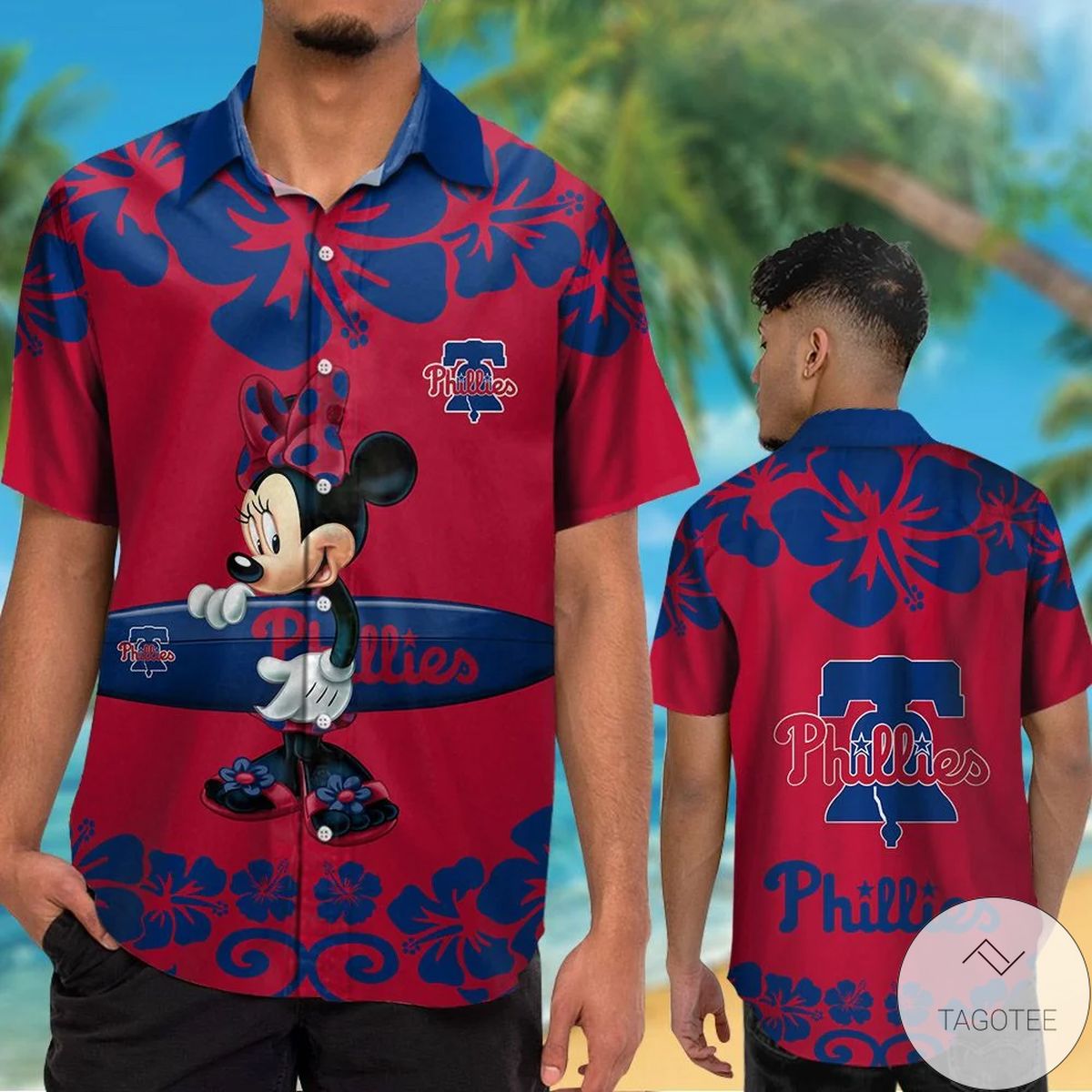 Philadelphia Phillies Minnie Mouse Hawaiian Shirt Philadelphia Phillies Minnie Mouse Hawaiian Shirt