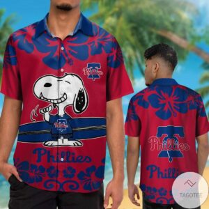 Philadelphia Phillies Snoopy Hawaiian Shirt