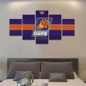 Phoenix Suns Banner - Sport 5 Panel Canvas Art Wall Decor