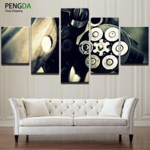 Photo - Automative 5 Panel Canvas Art Wall Decor