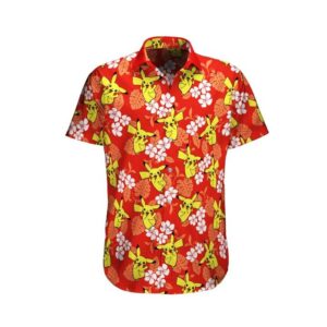 Pikachu Pokemon Hawaiian Shirt