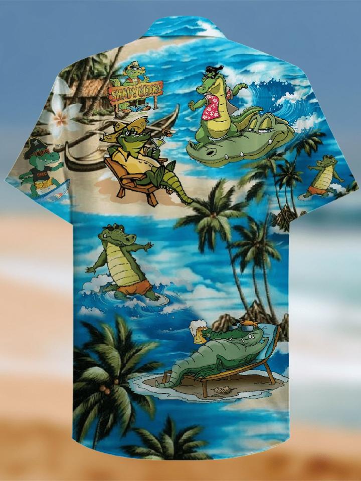 Pirate Rocodiles Hawaiian Shirt Pirate Rocodiles Hawaiian Shirt