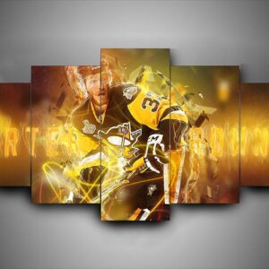 Pittsburgh Penguins - Carter Rowney - Sport 5 Panel Canvas Art Wall Decor