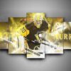Pittsburgh Penguins - Matt Murray - Sport 5 Panel Canvas Art Wall Decor