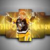 Pittsburgh Penguins - Patric H?Rnqvist - Sport 5 Panel Canvas Art Wall Decor