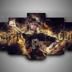 Pittsburgh Pirates 2 - Sport 5 Panel Canvas Art Wall Decor