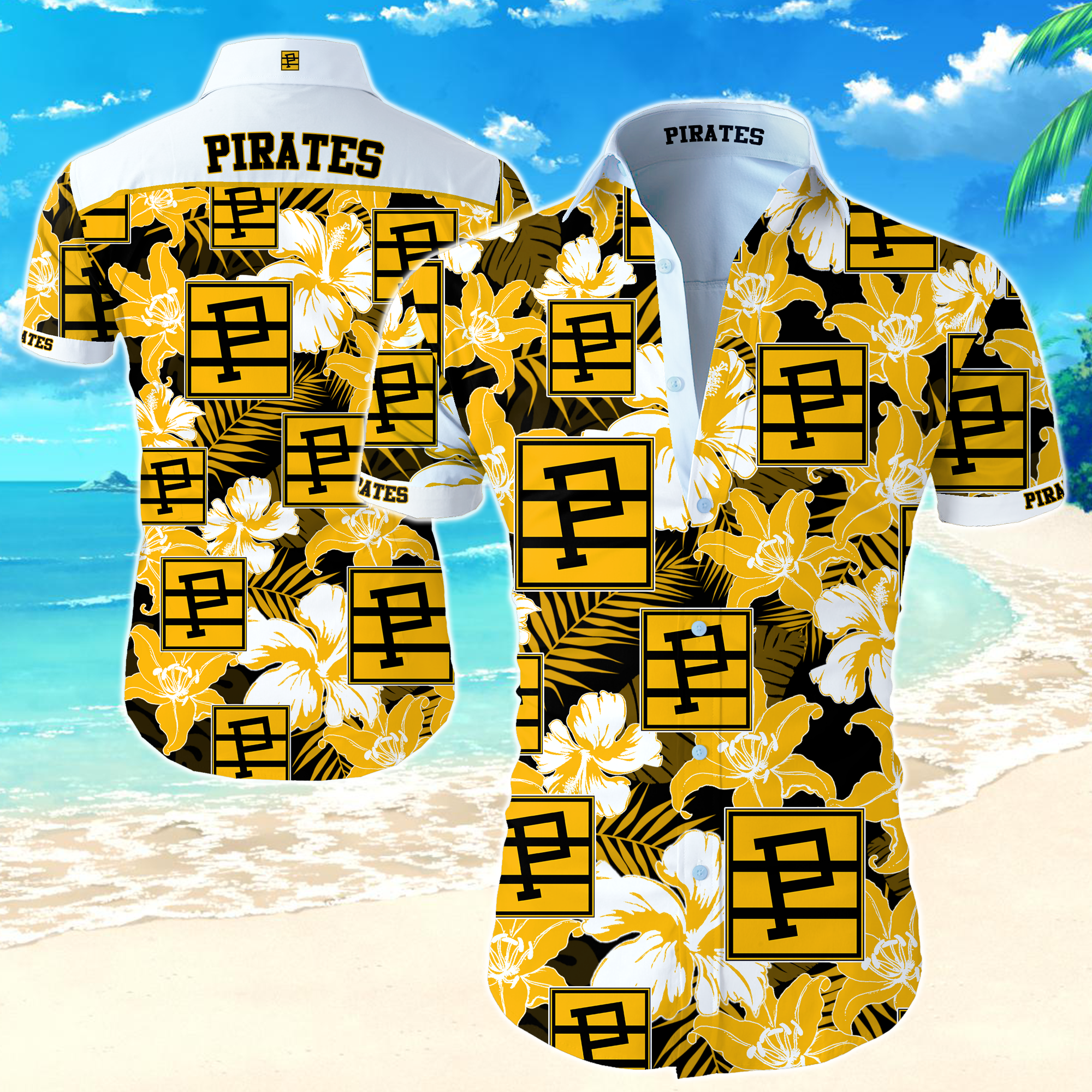 Pittsburgh Pirates Hawaiian Shirt Summer Button Up Pittsburgh Pirates Hawaiian Shirt Summer Button Up