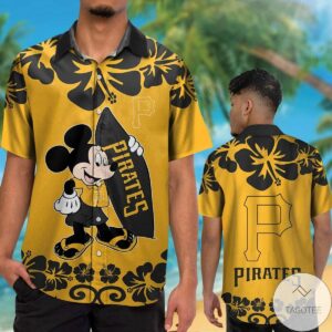 Pittsburgh Pirates Mickey Mouse Hawaiian Shirt