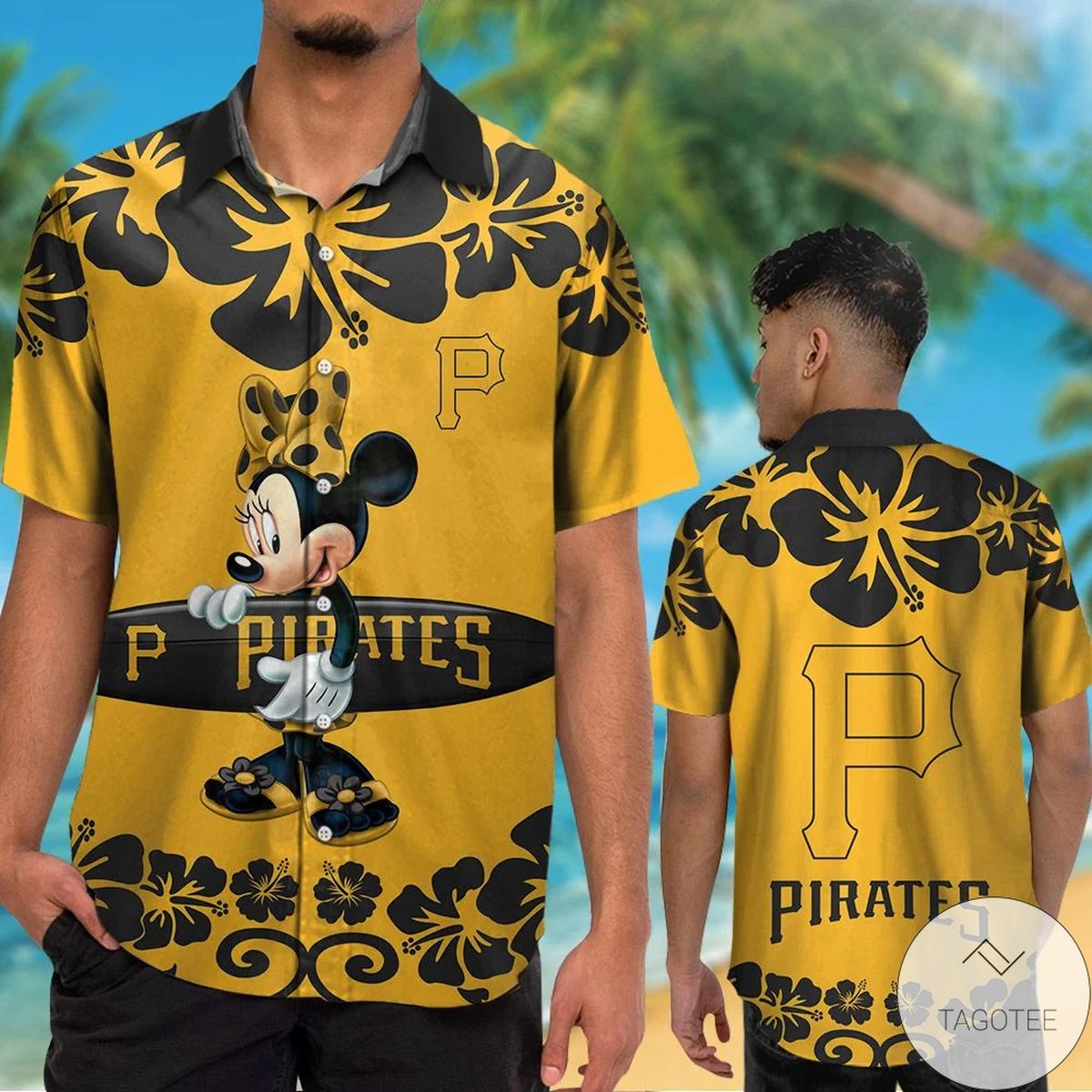 Pittsburgh Pirates Minnie Mouse Hawaiian Shirt Pittsburgh Pirates Minnie Mouse Hawaiian Shirt