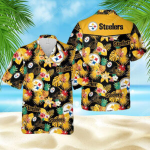 Pittsburgh Steelers Football Team Summer Vacation Hawaiian Shirt