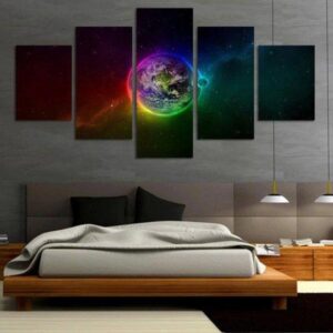 Planet Earth Canvas Home Decor