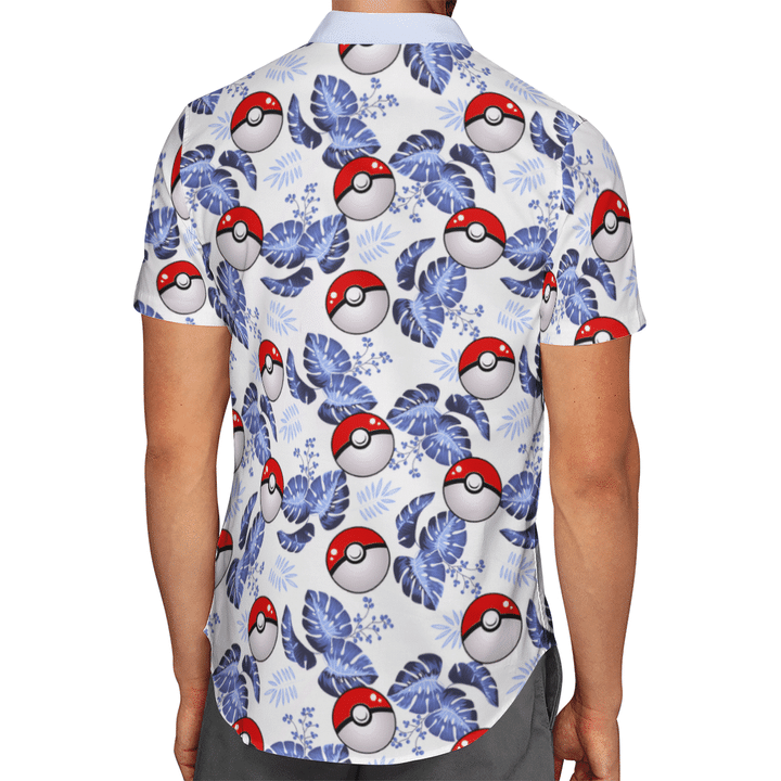 Pokemon Ball Hawaiian Shirt Pokemon Ball Hawaiian Shirt