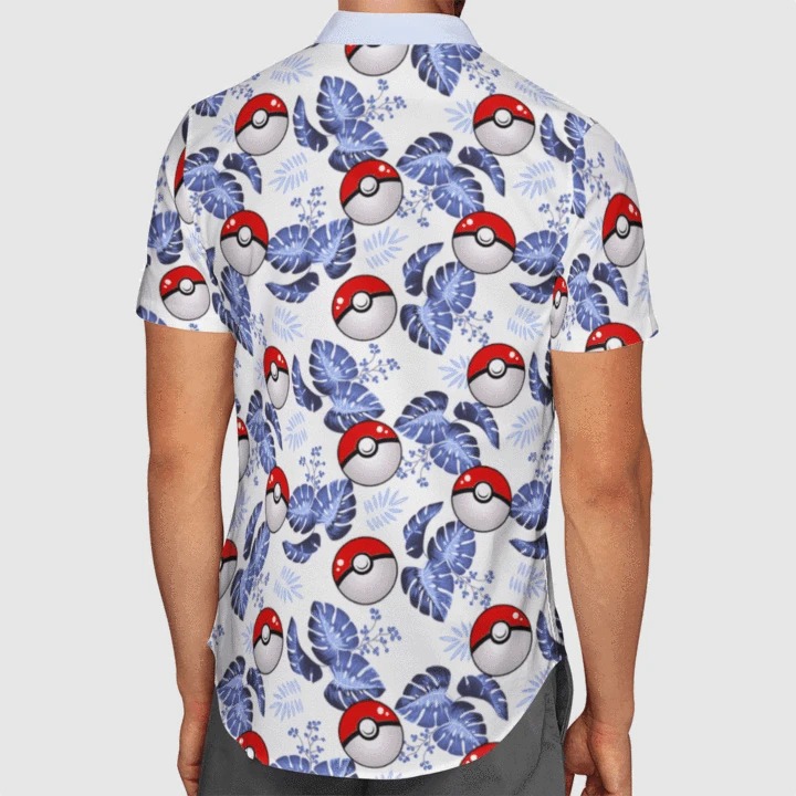 Pokemon Ball Summer Hawaiian Shirt Pokemon Ball Summer Hawaiian Shirt