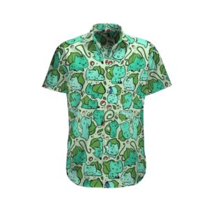 Pokemon Bulbasaur Hawaiian Shirt