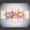 Pokemon Eevee Evolutions Anime - 5 Panel Canvas Art Wall Decor