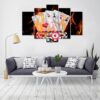 Poker Game - Gaming 5 Panel Canvas Art Wall Decor