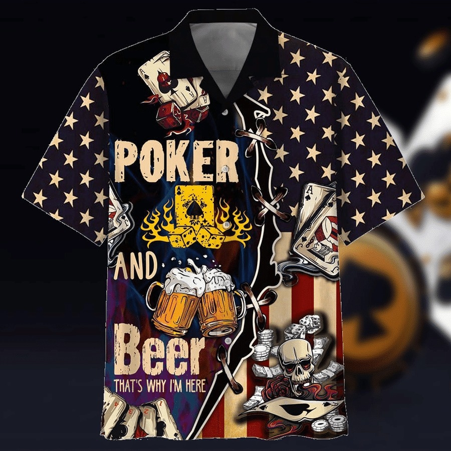 Poker Player Hawaiian Shirt Poker Player Hawaiian Shirt