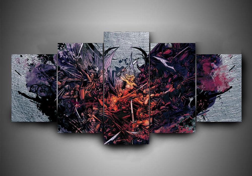 Pop Evil - Music 5 Panel Canvas Art Wall Decor Pop Evil - Music 5 Panel Canvas Art Wall Decor