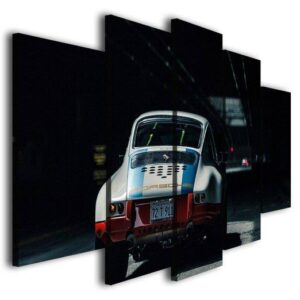 Porsche 911 Beautiful Sport Car - Automative 5 Panel Canvas Art Wall Decor