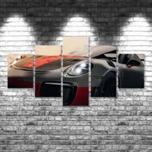 Porsche 911 - Automative 5 Panel Canvas Art Wall Decor
