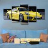 Porsche Cayman GT4 - Automative 5 Panel Canvas Art Wall Decor