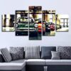 Porsche Evolution Of The 911 1 - Automative 5 Panel Canvas Art Wall Decor