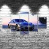 Porsche - Automative 5 Panel Canvas Art Wall Decor