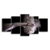 Power Kick - Sport 5 Panel Canvas Art Wall Decor