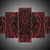 Predator 2 - Movie 5 Panel Canvas Art Wall Decor