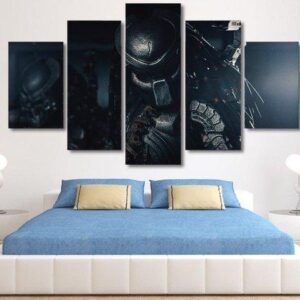 Predator Movie Large - Movie 5 Panel Canvas Art Wall Decor