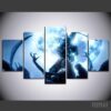 Predator Vs Aliens - Movie 5 Panel Canvas Art Wall Decor