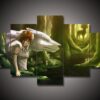 Princess Mononoke 2 - Anime 5 Panel Canvas Art Wall Decor