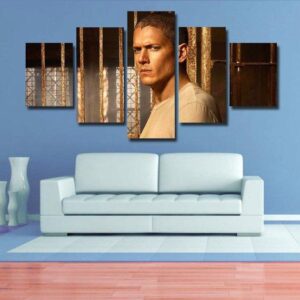 Prison Break 02 - Movie 5 Panel Canvas Art Wall Decor