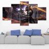 Project Master Yi - League Of Legends - Gaming 5 Panel Canvas Art Wall Decor