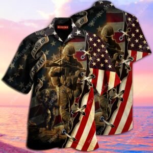 Proud Memories Veteran All Over Printed Hawaiian Shirt