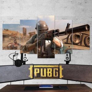 Pubg Playerunknowns Battlegrounds - Gaming 5 Panel Canvas Art Wall Decor