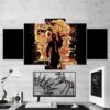 Pubg Playerunknowns Battlegrounds - Minimalist 01 - Gaming 5 Panel Canvas Art Wall Decor