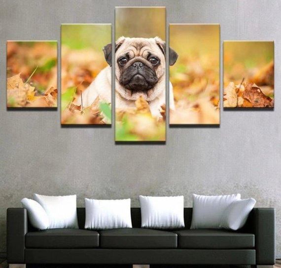 Pug Dog Canvas Home Decor Pug Dog Canvas Home Decor