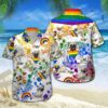 Pug Lgbt Hawaiian Shirt Summer Button Up