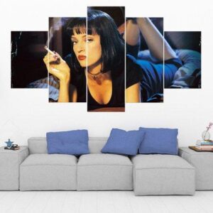 Pulp Fiction Movie - Movie 5 Panel Canvas Art Wall Decor