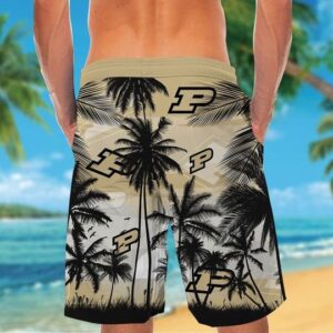 Purdue Boilermakers Tropical Hawaiian Shirt Short
