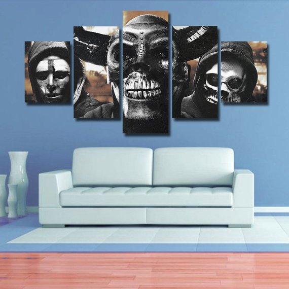 Purge - Movie 5 Panel Canvas Art Wall Decor Purge - Movie 5 Panel Canvas Art Wall Decor